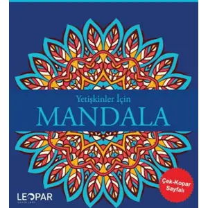 Yetişkinler İçin Mandala - Lacivert