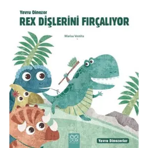 Yru Dinozor Rex Dişlerini Fırçalıyor