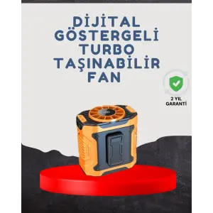 Yüksek Kapasiteli Turbo Taşınabilir Fan