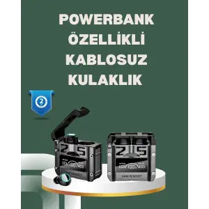 Yüksek Ses Kaliteli Kablosuz Bluetooth Kulaklık Suya Dayanıklı