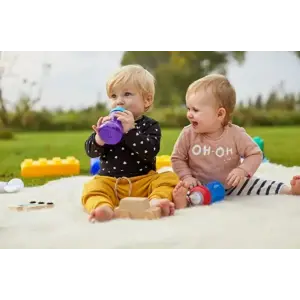 Yumuşak Uçlu Bardak 300 ml Mavi