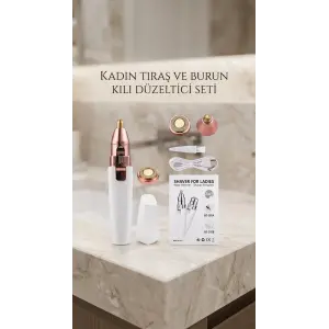 Yüz ve Kaş Epilatörü Tüy Alma Aleti Pratik Kullanım