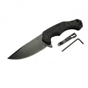 Zero Error 7-12 Black Çakı 22 Cm Manuel, Kemerlikli