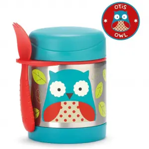 Zoo Paslanmaz Çelik Termos 325 ml Baykuş
