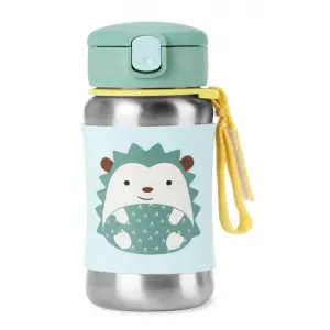 Zoo Pipetli Paslanmaz Çelik Suluk 350 ml Kirpi