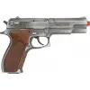 000451 POLİCE PİSTOL 8 SHOTS OLD SİLVER