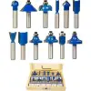 03039 8 mm 12 Parça Ahşap Freze Uç Seti