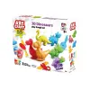 03995 Art Craft 3D Dinozorlar Hamur Set 168 Gr -Fent