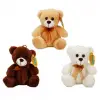 0998 PELUŞ AYI OTURAN KURDELELİ 21CM 2R