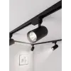 1 Adet NOAS YL29 3101 Paris 30W Siyah Kasa Ray Spot 6400K Beyaz Işık