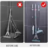 1 Adet Yapışkanlı Pratik Mop Tutucu Beyaz Bx40