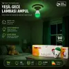 10 Adet 1w E27 Yeşil Yuvarlak Gece Lambası Led Ampul Eamp-075 Bx40