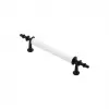 10 Adet Beyaz - Siyah Boru Kulp 9.6cm Bx40