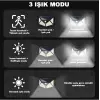 100 Led Dış Mekan Solar Aydınlatma Fotoselli Solar Lamba Hareket Sensörlü