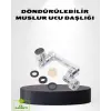 1080° Dönebilen Musluk Ucu – Su Tasarruflu, Esnek ve 360° Çift Eksenli Başlık
