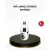 1080P WiFi Ampul Kamera Uzaktan Erişimli Hareket Sensörlü Gece Görüşlü