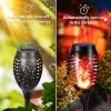 12 Ledli Alevli Solar Bahçe Aydınlatma  Bx40