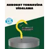 12 Parça Akrobat Bits Seti Çok Amaçlı Vidalama Dayanıklı Çelik