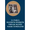 12 Parça Manikür Pedikür Seti Özel Deri Çanta El Ayak Bakımı Akne ve Sivilce Temizleme