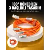 120W 3 İn 1 Uyumlu Silikon Şarj Kablosu Hızlı Şarj Kablosu
