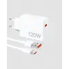 120W Süper Hızlı Şarj Adaptörü – Type-C Kablo Dahil, Yüksek Voltaj Korumalı