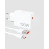 120W Süper Hızlı Şarj Adaptörü – Type-C Kablo Dahil Yüksek Voltaj Korumalı