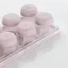 12li Kapaklı Yapışmaz Silikon Tabanlı Plastik Küp Buz Kalıbı