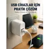 12W USB Şarj Adaptörü 5V 2.4A Hızlı ve Güvenli Şarj Başlığı