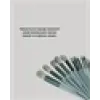 13lü Fiber Kıllı Yumuşak Makyaj Fırçası Seti Taşınabilir ve Ergonomik Tasarım