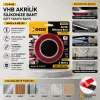 15mmx5yrd Vhb Akrilik Silikonize Bant Çift Taraflı Bant Bx40