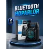 15W Güçlü Ses Çıkışlı Bluetooth Hoparlör FM Radyo ve Mikrofon Destekli