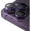 16 Pro / 15 Pro / 14 Pro / 16 Pro Max / 15 Pro Max / 14 Pro Max – Kamera Lens Koruyucu (Mor)
