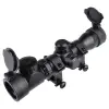 2-6x28 Zoomlu  Tüfeği Dürbünü Hedef Çizgili Çift Işıklı