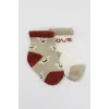 2Li Love Dog Penye Soket Çorap 10118 Bej
