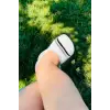 2Li Penye Babet Silikon Çemberli Çorap 30102 Gri Beyaz