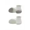 2Li Penye Sneakers Çorap 20105 Ekru Gri