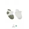 2Li Penye Sneakers Çorap 20105 Nil Ekru
