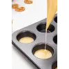 2Lİ SET Muffin Kalıbı 12li Fırın Mini Kek Browni Kekstra Kalıbı Cupcake  ülü