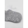 2Li Sneakers Kaymaz Basic Penye Çorap 20103 Gri Beyaz