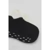 2Li Sneakers Kaymaz Basic Penye Çorap 20103 Siyah Ekru