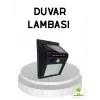 20 LED Güneş Paneli Aydınlatma – Fotoselli ve Hareket Algılamalı Dış Mekan Duvar Lambası