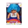 20040 Afro Kıvırcık lı Bebek 23 cm -Sunman