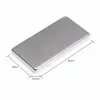 20×10×2 mm N35 Neodyum Mıknatıs – Köşeli, Nikel Kaplama (50’li Set)