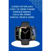 2025 Model Akıllı Saat ve 2.Nesil TWS Bluetooth Kulaklık ANC Özelliği Amoled Ekran