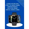 2025 Model Akıllı Saat ve 2.Nesil TWS Bluetooth Kulaklık ANC Özelliği Amoled Ekran