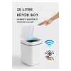 20L Akıllı Sensörlü Çöp Kovası UV Işık Koku Geçirmez Mutfak Banyo Ofis İçin