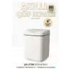 20L Akıllı Sensörlü Çöp Kovası UV Işık Koku Geçirmez Mutfak Banyo Wc Ofis