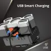212 Model Şarjlı 5 Led 4 Modlu Cob Led cı Balıkçı Kamp Süper Kafa Lambası