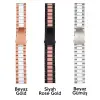 22MM Gear S3 Watch 4 -GT2 GT2E 46MM KayışKordon Seramik Paslanmaz Çelik-(5775)
