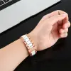 22MM Gear S3 Watch 4 -GT2 GT2E 46MM KayışKordon Seramik Paslanmaz Çelik-(5775)